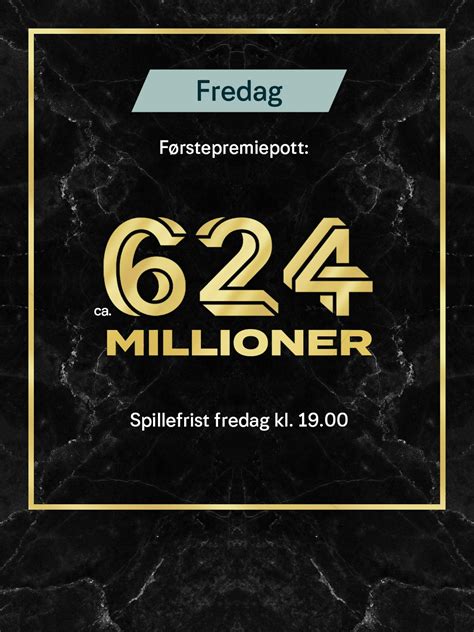 eurojackpot fredag kl